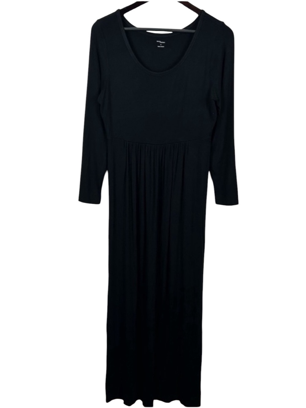 Daily Ritual Black Long Sleeve Maxi Dress Size Medium
